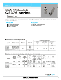 Click here to download G8376-02 Datasheet