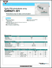 Click here to download G8921-01 Datasheet