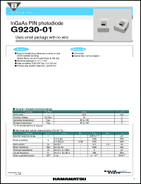 Click here to download G9230-01 Datasheet