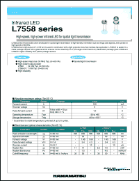 Click here to download L7558-01 Datasheet