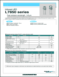 Click here to download L7850-01 Datasheet