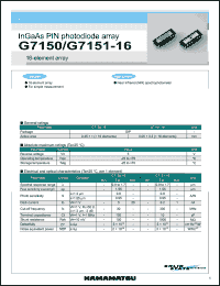 Click here to download G7150 Datasheet