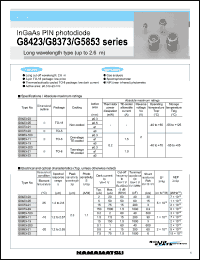 Click here to download G8373-03 Datasheet