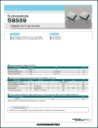 Click here to download S8559 Datasheet