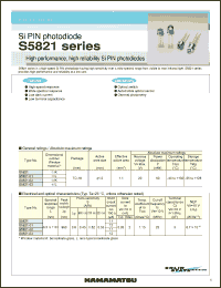 Click here to download S5821 Datasheet