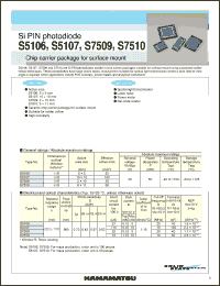 Click here to download S7509 Datasheet