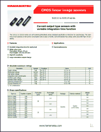 Click here to download S10111 Datasheet