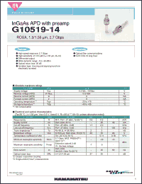 Click here to download G10519-14 Datasheet