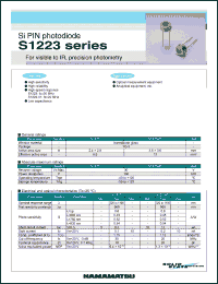 Click here to download S1223-01 Datasheet