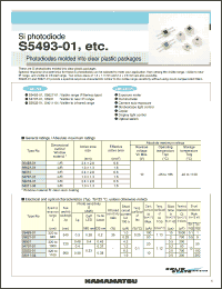 Click here to download S5493-01 Datasheet