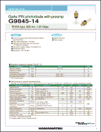 Click here to download G9845-14 Datasheet