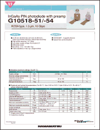Click here to download G10518-51 Datasheet