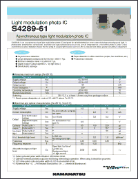 Click here to download S4289-61 Datasheet
