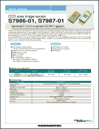 Click here to download S7987-01 Datasheet