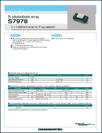Click here to download S7978 Datasheet