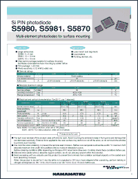 Click here to download S5981 Datasheet