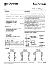 Click here to download HIP2500IP1 Datasheet
