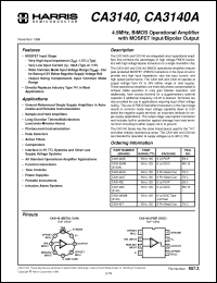 Click here to download CA3140E Datasheet