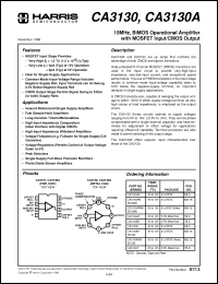 Click here to download CA3130M96 Datasheet