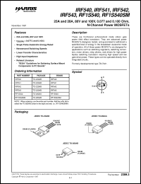 Click here to download RF1S540SM Datasheet