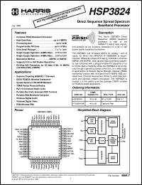 Click here to download HSP3824 Datasheet