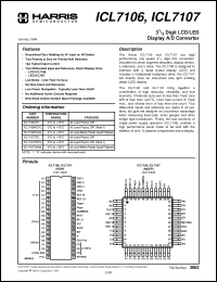 Click here to download ICL7106CPL Datasheet