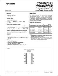 Click here to download CD74HC393E Datasheet