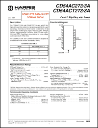 Click here to download CD54ACT273 Datasheet