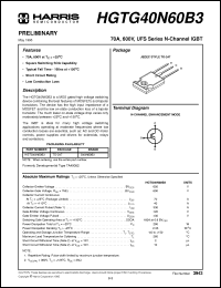 Click here to download HGTG40N6 Datasheet