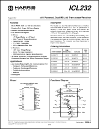 Click here to download ICL232 Datasheet