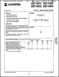 Click here to download GE1003 Datasheet