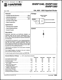 Click here to download RHRP1540 Datasheet