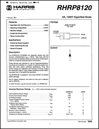 Click here to download RHRP8120 Datasheet