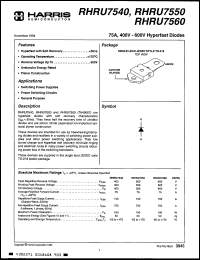 Click here to download RHRU7550 Datasheet