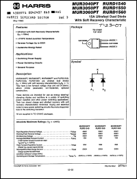 Click here to download RURD1560 Datasheet