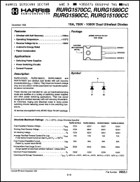 Click here to download RURG1590CC Datasheet