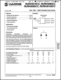 Click here to download RURH3090CC Datasheet