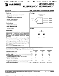 Click here to download RURH3040CC Datasheet