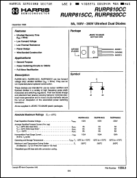 Click here to download RURP810CC Datasheet