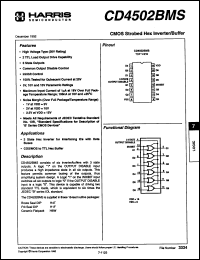 Click here to download CD4502BF Datasheet
