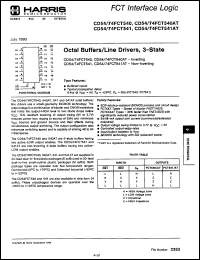 Click here to download CD74FCT540E Datasheet