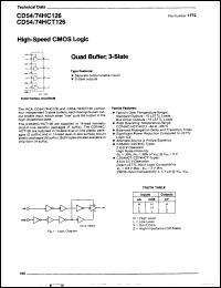 Click here to download CD74HCT126EX98 Datasheet