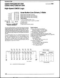 Click here to download CD74HCT240EX Datasheet