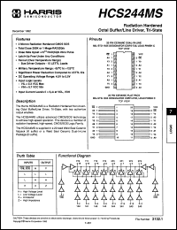 Click here to download HCS244DMSH Datasheet