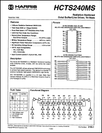 Click here to download HCTS240DMSH Datasheet