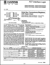 Click here to download CD54FCT649ATH Datasheet