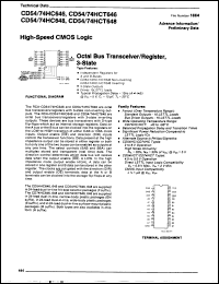 Click here to download CD74HCT648EX Datasheet