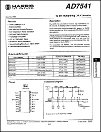 Click here to download AD7541TD/883B Datasheet