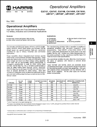 Click here to download CA747T Datasheet