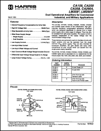 Click here to download CA158E Datasheet